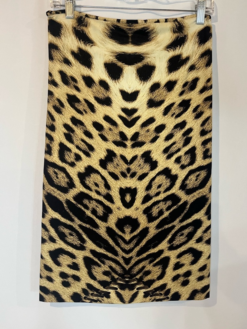 Roberto Cavalli vintage Jaguar-Print Pencil Skirt - Picture 3 of 10